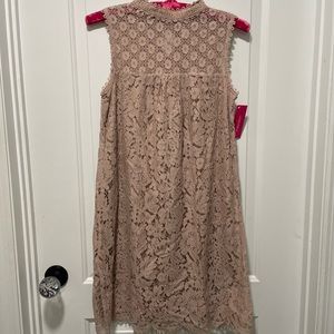 Blush Lace Dress XS. New with Tags.